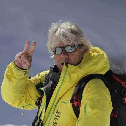 Portrait de Criket en veste de ski.
