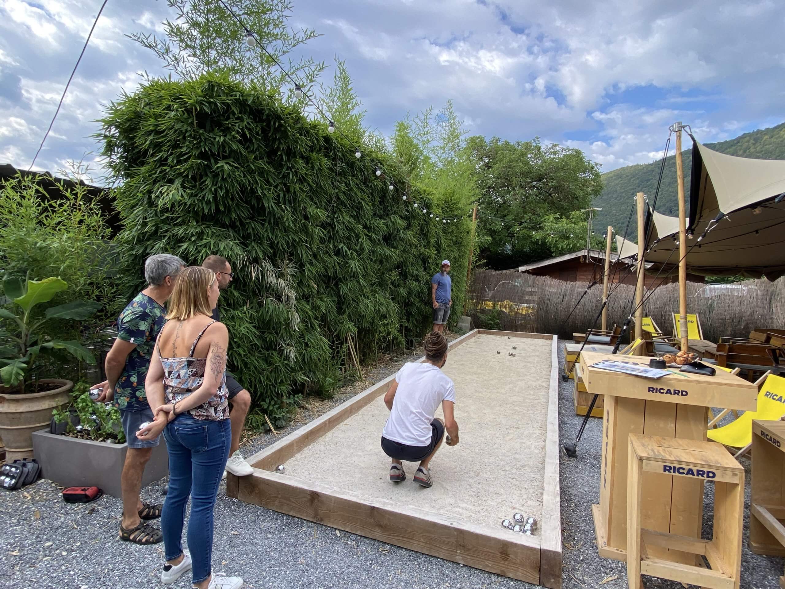 Activité pétanque séminaire Groupe Dunoyer.