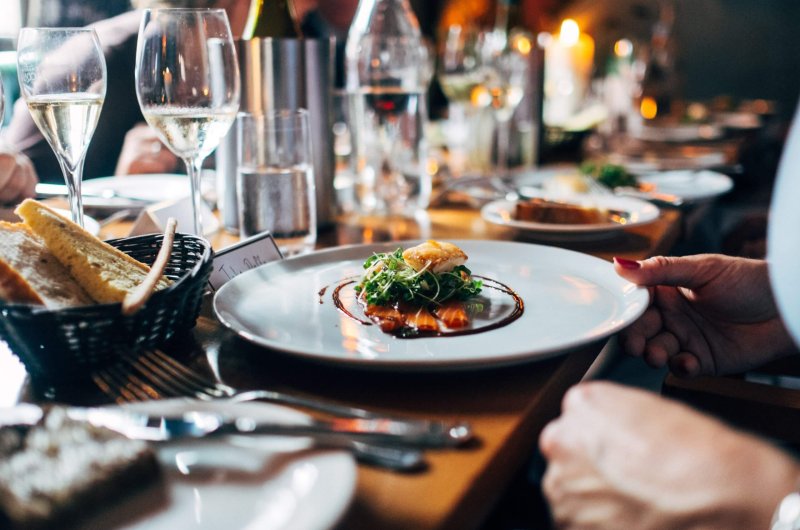 Table gastronomique.