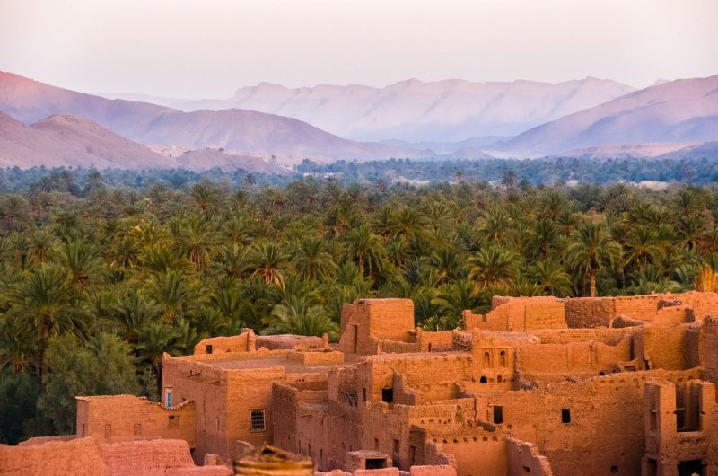 Village marocain au coeur de l'Atlas.