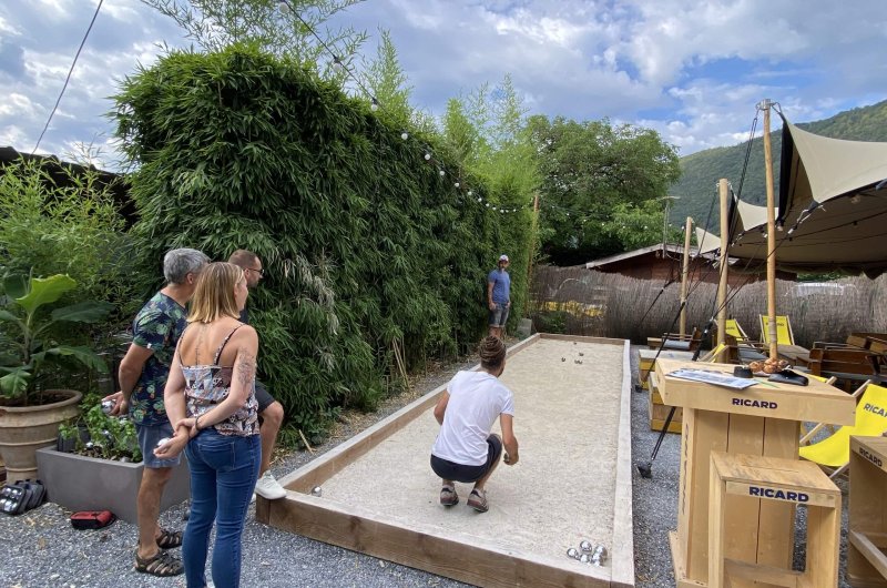 Activité pétanque séminaire Groupe Dunoyer.