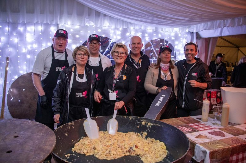Tartiflette géante Glisse en Cœur 2023.