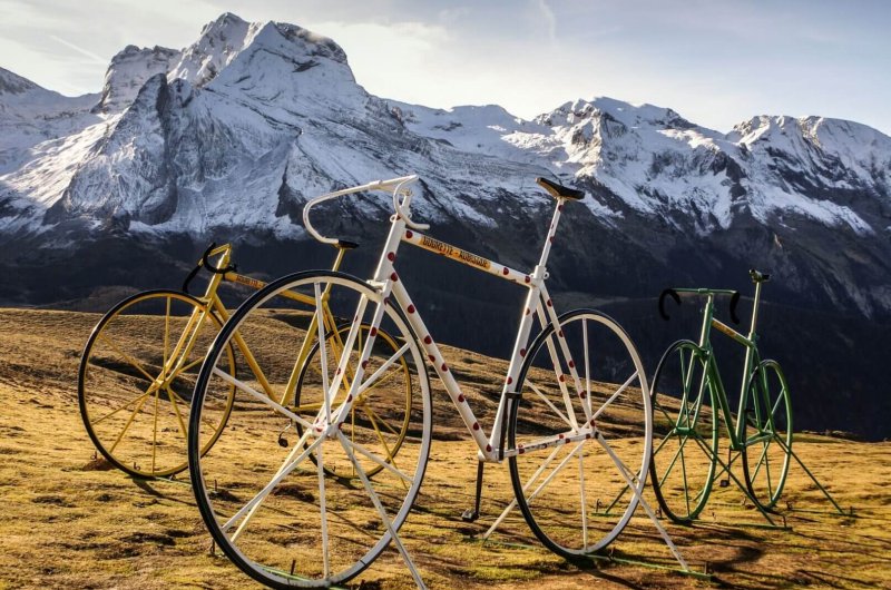 Les Pyrénées à vélo.